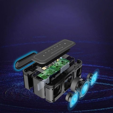 Tronsmart Tronsmart Element Mega Pro 60 W wodoodporny (IPX5) bezprzewodowy głośnik Bluetooth 5.0 SoundPulse® czarny Tronsmart Tronsmart Element Mega Pro 60 W wodoodporny (IPX5) bezprzewodowy głośnik Bluetooth 5.0 SoundPulse® czarny