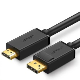 UGreen Jednokierunkowy kabel UGREEN z DisplayPort na HDMI 4K 30 Hz 32 AWG 2 m czarny (DP101 10202)