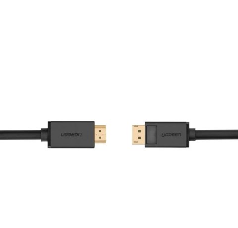 UGreen Jednokierunkowy kabel UGREEN z DisplayPort na HDMI 4K 30 Hz 32 AWG 2 m czarny (DP101 10202) UGreen Jednokierunkowy kabel UGREEN z DisplayPort na HDMI 4K 30 Hz 32 AWG 2 m czarny (DP101 10202)