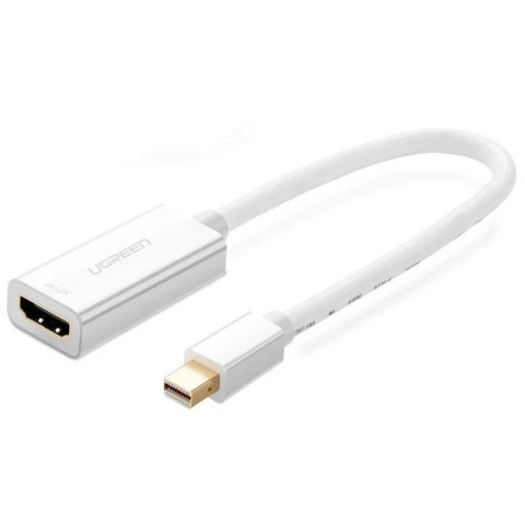 UGreen Kabel UGREEN adapter przejściówka FHD (1080p) HDMI (żeński) - Mini DisplayPort (męski - Thunderbolt 2.0) biały (MD112 10460) UGreen Kabel UGREEN adapter przejściówka FHD (1080p) HDMI (żeński) - Mini DisplayPort (męski - Thunderbolt 2.0) biały (MD112 10460)