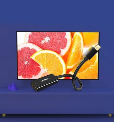 UGreen Kabel UGREEN adapter przejściówka FHD (1080p) HDMI (żeński) - Mini DisplayPort (męski - Thunderbolt 2.0) biały (MD112 10460) UGreen Kabel UGREEN adapter przejściówka FHD (1080p) HDMI (żeński) - Mini DisplayPort (męski - Thunderbolt 2.0) biały (MD112 10460)