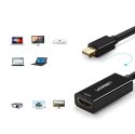 UGreen Kabel UGREEN adapter przejściówka FHD (1080p) HDMI (żeński) - Mini DisplayPort (męski - Thunderbolt 2.0) biały (MD112 10460)