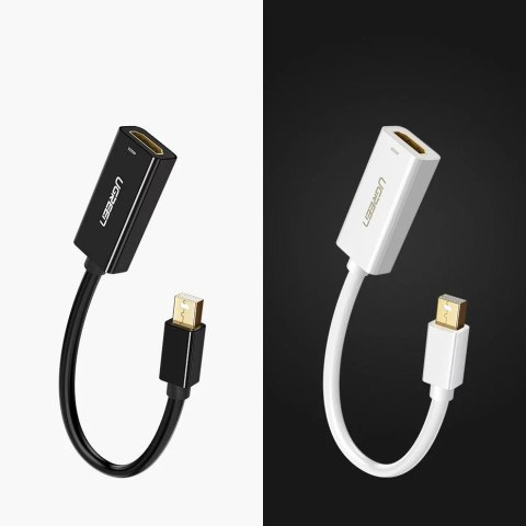 UGreen Kabel UGREEN adapter przejściówka FHD (1080p) HDMI (żeński) - Mini DisplayPort (męski - Thunderbolt 2.0) biały (MD112 10460) UGreen Kabel UGREEN adapter przejściówka FHD (1080p) HDMI (żeński) - Mini DisplayPort (męski - Thunderbolt 2.0) biały (MD112 10460)