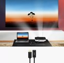 UGreen Przejściówka UGREEN kabel przewód z DisplayPort (męski) na HDMI (żeński) (jednokierunkowy) 1080P 60Hz 12bit czarny (40362)