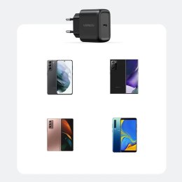 UGreen Ugreen ładowarka sieciowa USB Typ C 25W Power Delivery + kabel USB Typ C 2m czarny (50581)