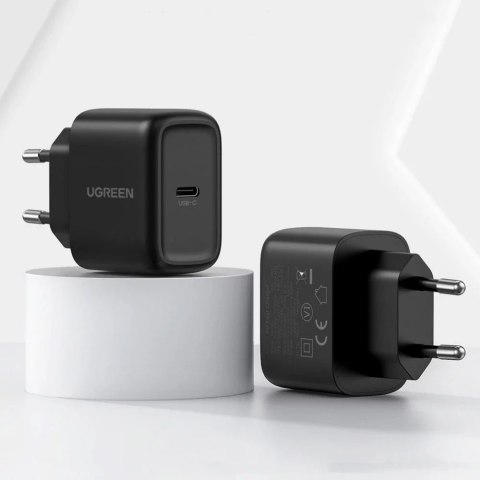 UGreen Ugreen ładowarka sieciowa USB Typ C 25W Power Delivery + kabel USB Typ C 2m czarny (50581) UGreen Ugreen ładowarka sieciowa USB Typ C 25W Power Delivery + kabel USB Typ C 2m czarny (50581)