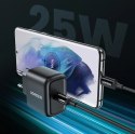 UGreen Ugreen ładowarka sieciowa USB Typ C 25W Power Delivery + kabel USB Typ C 2m czarny (50581)
