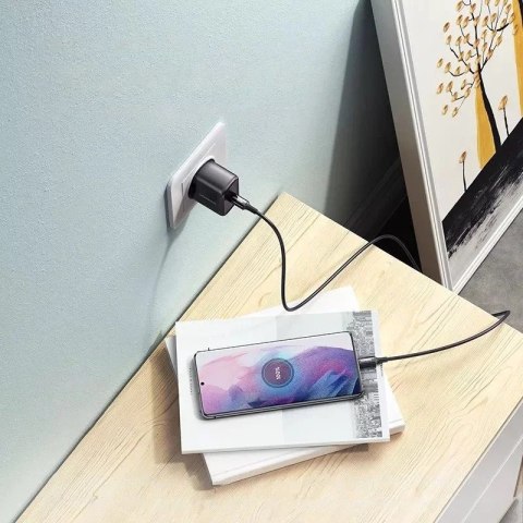 UGreen Ugreen ładowarka sieciowa USB Typ C 25W Power Delivery + kabel USB Typ C 2m czarny (50581) UGreen Ugreen ładowarka sieciowa USB Typ C 25W Power Delivery + kabel USB Typ C 2m czarny (50581)