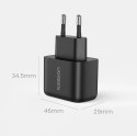 UGreen Ugreen ładowarka sieciowa USB Typ C 25W Power Delivery + kabel USB Typ C 2m czarny (50581)