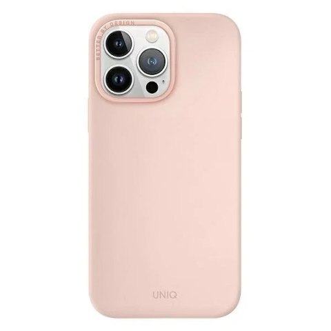 UNIQ Etui UNIQ etui Lino do iPhone 14 Pro Max 6,7" różowy/pink blush UNIQ Etui UNIQ etui Lino do iPhone 14 Pro Max 6,7" różowy/pink blush