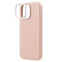 UNIQ Etui UNIQ etui Lino do iPhone 14 Pro Max 6,7" różowy/pink blush