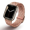 UNIQ Pasek UNIQ Aspen do Apple Watch 40/38/41mm Series 4/5/6/7/8/SE/SE2 Braided DE różowy/citrus pink