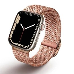 UNIQ Pasek UNIQ Aspen do Apple Watch 40/38/41mm Series 4/5/6/7/8/SE/SE2 Braided DE różowy/citrus pink