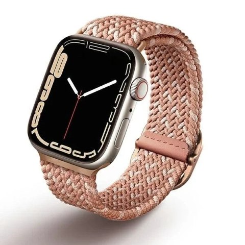 UNIQ Pasek UNIQ Aspen do Apple Watch 40/38/41mm Series 4/5/6/7/8/SE/SE2 Braided DE różowy/citrus pink UNIQ Pasek UNIQ Aspen do Apple Watch 40/38/41mm Series 4/5/6/7/8/SE/SE2 Braided DE różowy/citrus pink