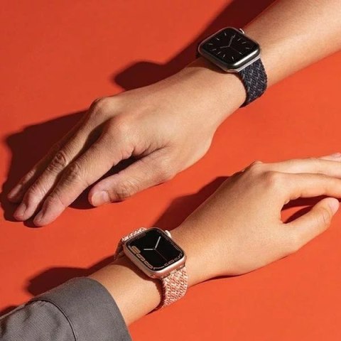 UNIQ Pasek UNIQ Aspen do Apple Watch 40/38/41mm Series 4/5/6/7/8/SE/SE2 Braided DE różowy/citrus pink UNIQ Pasek UNIQ Aspen do Apple Watch 40/38/41mm Series 4/5/6/7/8/SE/SE2 Braided DE różowy/citrus pink