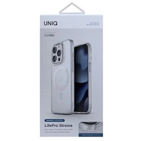 UNIQ UNIQ etui LifePro Xtreme iPhone 13 Pro / 13 6,1" przezroczysty/crystal clear MagSafe UNIQ UNIQ etui LifePro Xtreme iPhone 13 Pro / 13 6,1" przezroczysty/crystal clear MagSafe