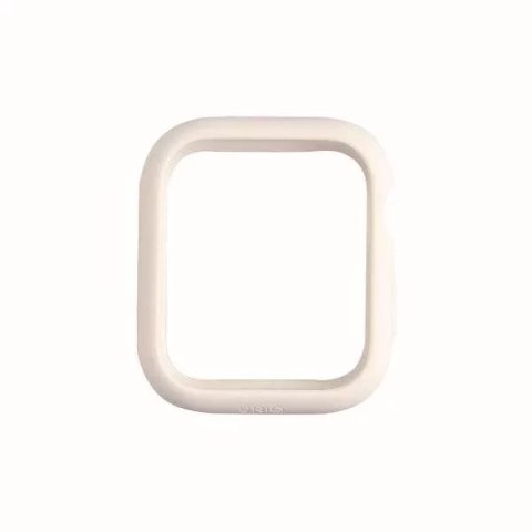 UNIQ UNIQ etui Lino Apple Watch Series 4/5/6/SE 44mm. biały/dove white UNIQ UNIQ etui Lino Apple Watch Series 4/5/6/SE 44mm. biały/dove white