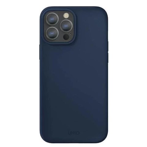 UNIQ UNIQ etui Lino iPhone 13 Pro Max 6,7" niebieski/marine blue UNIQ UNIQ etui Lino iPhone 13 Pro Max 6,7" niebieski/marine blue