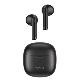Usams Słuchawki Bluetooth 5.0 USAMS TWS IA series bezprzewodowe czarny/black BHUIA01 (US-IA04)