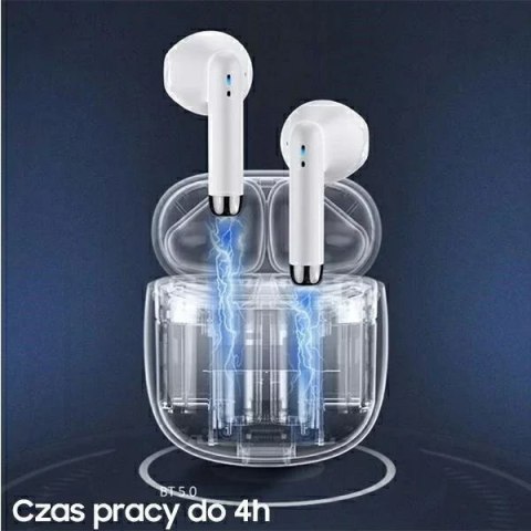 Usams Słuchawki Bluetooth 5.0 USAMS TWS IA series bezprzewodowe różowy/pink BHUIA04 (US-IA04) Usams Słuchawki Bluetooth 5.0 USAMS TWS IA series bezprzewodowe różowy/pink BHUIA04 (US-IA04)