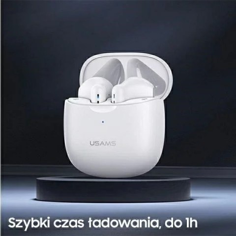 Usams Słuchawki Bluetooth 5.0 USAMS TWS IA series bezprzewodowe różowy/pink BHUIA04 (US-IA04) Usams Słuchawki Bluetooth 5.0 USAMS TWS IA series bezprzewodowe różowy/pink BHUIA04 (US-IA04)