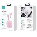 Usams Słuchawki Bluetooth 5.0 USAMS TWS IA series bezprzewodowe różowy/pink BHUIA04 (US-IA04)