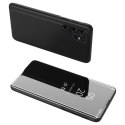 4kom.pl Etui Clear View Case do Samsung Galaxy S23 Ultra pokrowiec z klapką czarne