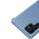 4kom.pl Etui Clear View Case do Samsung Galaxy S23 Ultra pokrowiec z klapką czarne