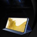 4kom.pl Etui Clear View Case do Samsung Galaxy S23 pokrowiec z klapką niebieskie