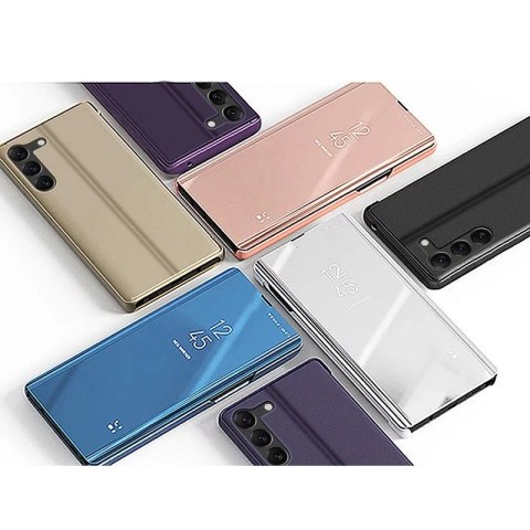 4kom.pl Etui Clear View Case do Samsung Galaxy S23 pokrowiec z klapką różowe 4kom.pl Etui Clear View Case do Samsung Galaxy S23 pokrowiec z klapką różowe