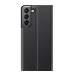 4kom.pl Etui New Sleep Case do Samsung Galaxy S23 pokrowiec z klapką podstawka czarne