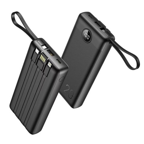 4kom.pl Powerbank Bateria zewnętrzna (POWER BANK) VEGER C20 - 20 000mAh (Micro + Typ C + Lightning 8-pin) czarny W2047 4kom.pl Powerbank Bateria zewnętrzna (POWER BANK) VEGER C20 - 20 000mAh (Micro + Typ C + Lightning 8-pin) czarny W2047