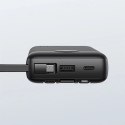 4kom.pl Powerbank Bateria zewnętrzna (POWER BANK) VEGER C20 - 20 000mAh (Micro + Typ C + Lightning 8-pin) czarny W2047