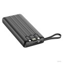 4kom.pl Powerbank Bateria zewnętrzna (POWER BANK) VEGER C20 - 20 000mAh (Micro + Typ C + Lightning 8-pin) czarny W2047