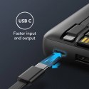 4kom.pl Powerbank Bateria zewnętrzna (POWER BANK) VEGER C20 - 20 000mAh (Micro + Typ C + Lightning 8-pin) czarny W2047