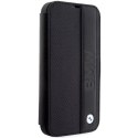 BMW Etui BMW BMBKP14L22RDPK do Apple iPhone 14 Pro 6,1" bookcase Leather Textured&Stripe