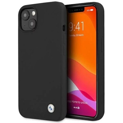 BMW Etui BMW BMHCP13MSILBK do Apple iPhone 13 6,1" hardcase Silicone Signature BMW Etui BMW BMHCP13MSILBK do Apple iPhone 13 6,1" hardcase Silicone Signature