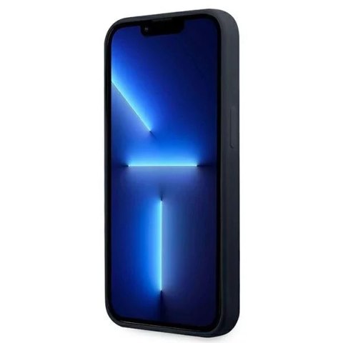 BMW Etui na telefon BMW BMHCP13XSILNA do Apple iPhone 13 Pro Max 6,7" granatowy/navy hardcase Silicone Signature BMW Etui na telefon BMW BMHCP13XSILNA do Apple iPhone 13 Pro Max 6,7" granatowy/navy hardcase Silicone Signature