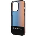 BMW Etui na telefon BMW BMHCP14L22HMGK do Apple iPhone 14 Pro 6,1" czarny/black Half Tricolor