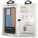 BMW Etui na telefon BMW BMHCP14L22HMGK do Apple iPhone 14 Pro 6,1" czarny/black Half Tricolor