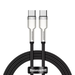 Baseus Kabel USB-C do USB-C Baseus Cafule, 100W, 1m (czarny)