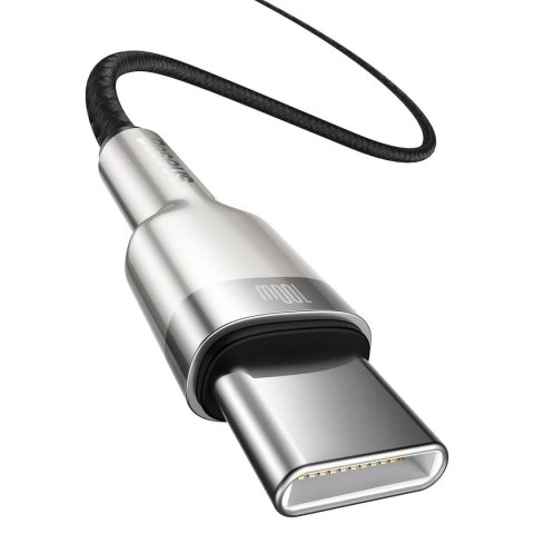 Baseus Kabel USB-C do USB-C Baseus Cafule, 100W, 1m (czarny) Baseus Kabel USB-C do USB-C Baseus Cafule, 100W, 1m (czarny)