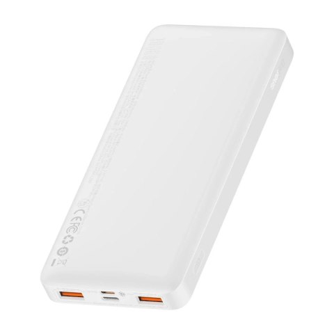 Baseus Powerbank z szybkim ładowaniem Baseus Bipow 10000mAh 20W biały (Overseas Edition) + kabel USB-A - Micro USB 0.25m biały (PPBD050 Baseus Powerbank z szybkim ładowaniem Baseus Bipow 10000mAh 20W biały (Overseas Edition) + kabel USB-A - Micro USB 0.25m biały (PPBD050