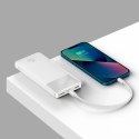 Baseus Powerbank z szybkim ładowaniem Baseus Bipow 10000mAh 20W biały (Overseas Edition) + kabel USB-A - Micro USB 0.25m biały (PPBD050