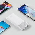 Baseus Powerbank z szybkim ładowaniem Baseus Bipow 10000mAh 20W biały (Overseas Edition) + kabel USB-A - Micro USB 0.25m biały (PPBD050