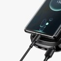 Baseus Powerbank z szybkim ładowaniem Baseus Qpow Digital Display 10000mAh 22,5W QC/PD/SCP/FCP z wbudowanym kablem USB-C czarny