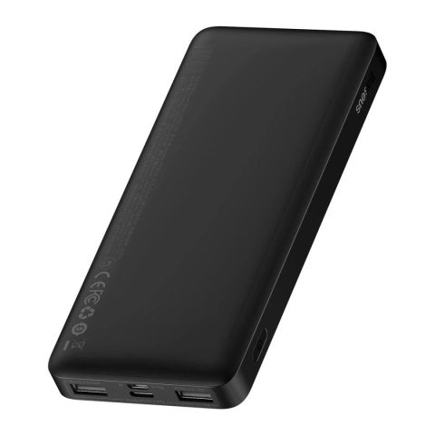 Baseus Powerbank z wyświetlaczem Baseus Bipow 10000mAh 15W czarny (Overseas Edition) + kabel USB-A - Micro USB 0.25m czarny (PPBD050001 Baseus Powerbank z wyświetlaczem Baseus Bipow 10000mAh 15W czarny (Overseas Edition) + kabel USB-A - Micro USB 0.25m czarny (PPBD050001