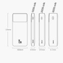 Baseus Powerbank z wyświetlaczem Baseus Bipow 10000mAh 15W czarny (Overseas Edition) + kabel USB-A - Micro USB 0.25m czarny (PPBD050001
