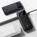 Baseus Powerbank z wyświetlaczem Baseus Bipow 10000mAh 15W czarny (Overseas Edition) + kabel USB-A - Micro USB 0.25m czarny (PPBD050001