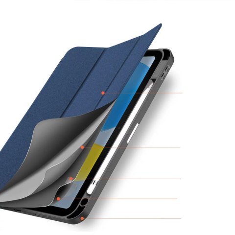 Dux Ducis Dux Ducis Domo etui iPad 11" 2025 (11gen.) / 10.9'' 2022 (10gen.) pokrowiec smart cover podstawka niebieskie Dux Ducis Dux Ducis Domo etui iPad 11" 2025 (11gen.) / 10.9'' 2022 (10gen.) pokrowiec smart cover podstawka niebieskie